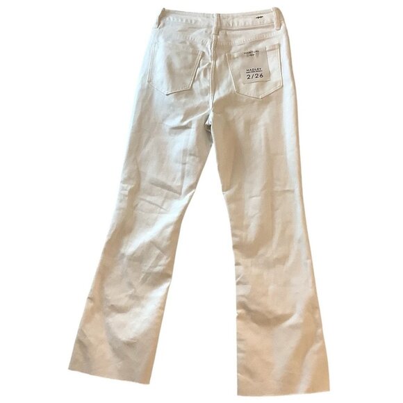 NWT Habitual Hadley High Rise Skinny Boot White Jeans Size 2/26 - Picture 2 of 9